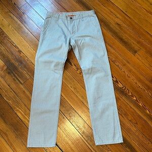 Gingham Gray and White Slim Cut - 32x34